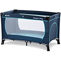 Hauck Cuna de Viaje DreamN Play Plus- Cuna de viaje plegable - para Bebes y Niños de Nacimiento hasta 15 kg - 120 x 60…